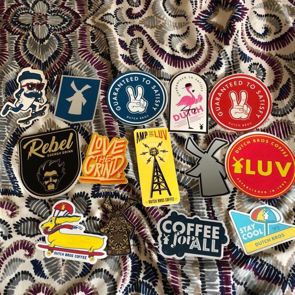 14 dutch bro’s stickers!